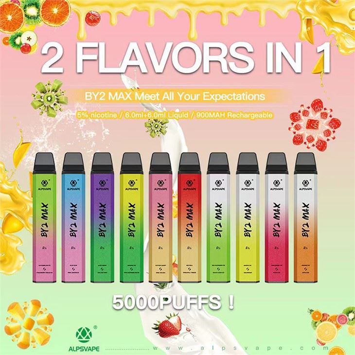 ALPSVAPE BY2 MAX 5000 السجائر الإلكترونية Vape القابل للتصرف