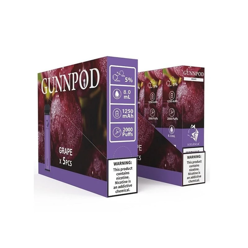 Gunnpod 2000 نفث المتاح Vape