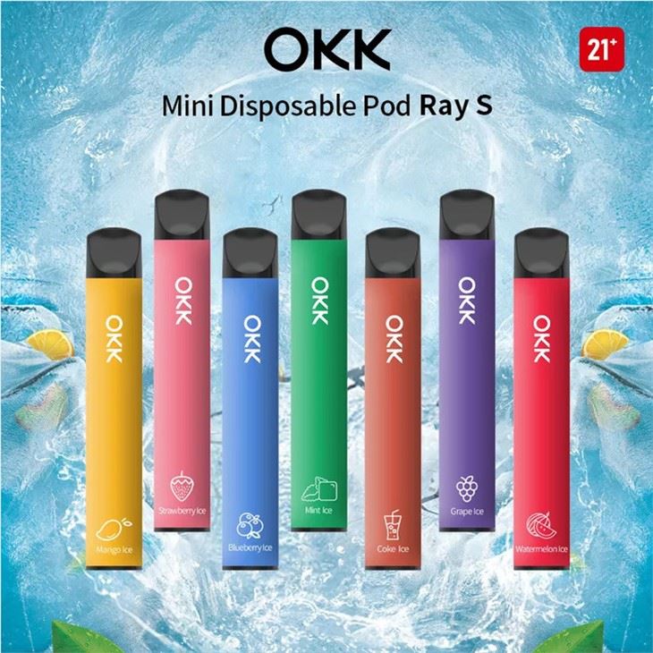 OKK RAYS السيجارة الإلكترونية القابل للتصرف