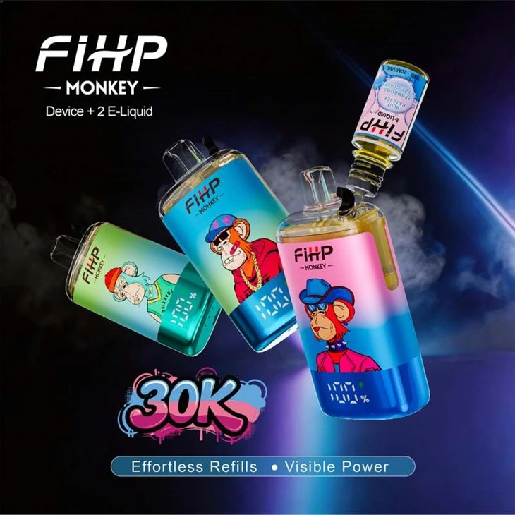 FIHP MONKEY 30000 مزة TPD قابلة لإعادة التعبئة