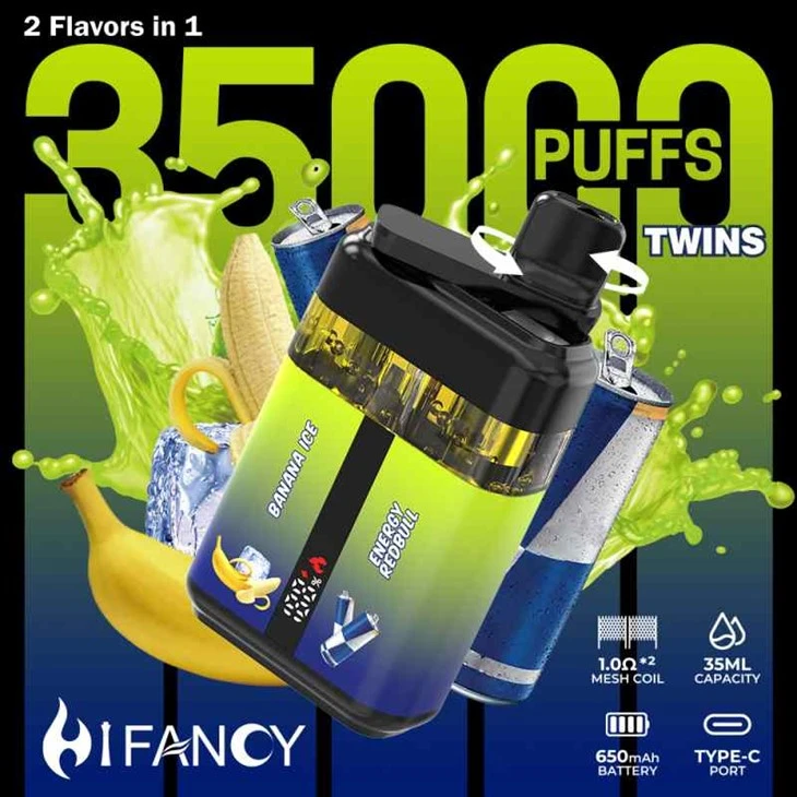توأم Hifancy 35000 نفخة Vape