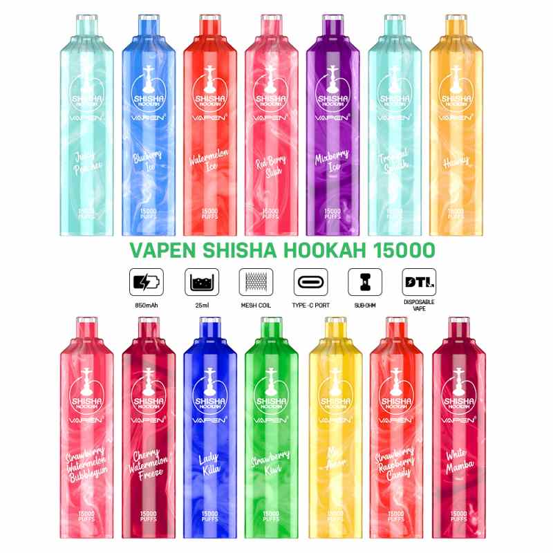 VAPEN SHISHA HOOKAH 15000 16 VAPEN SHISHA HOOKAH 15000 16