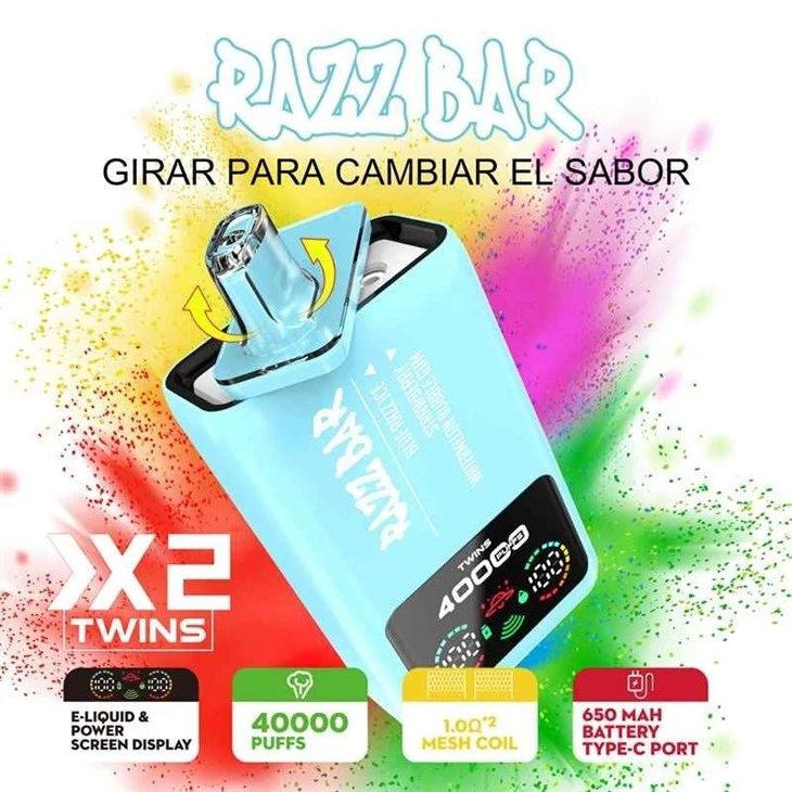 RAZZ BAR 40K Dual Flavor best