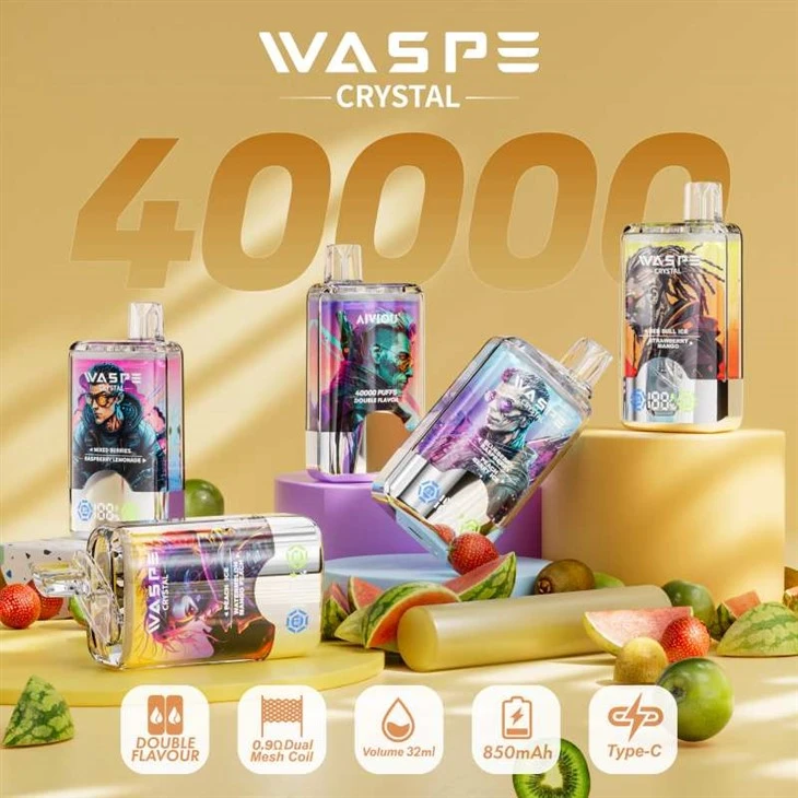 Waspe Crystal 40000 نفخة